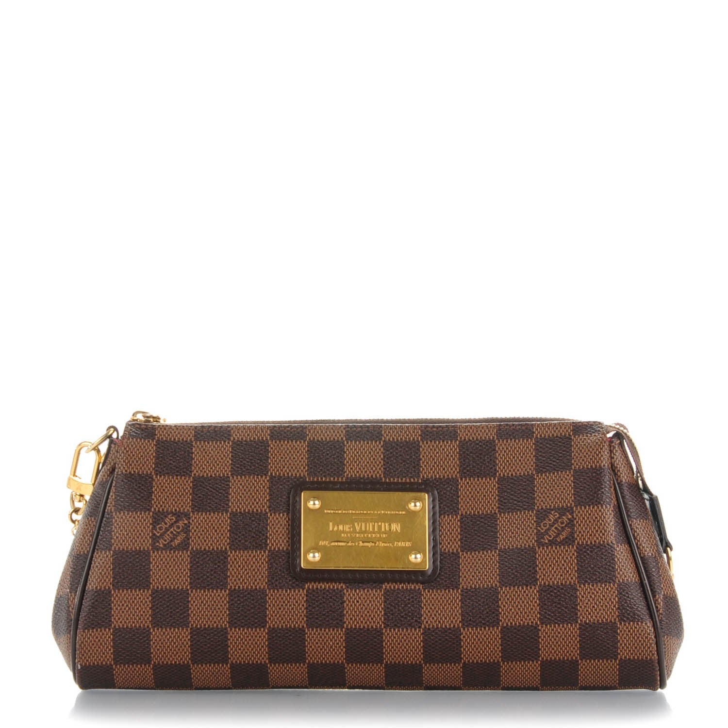 Louis Vuitton Damier Ebene Eva Clutch 1 of 7