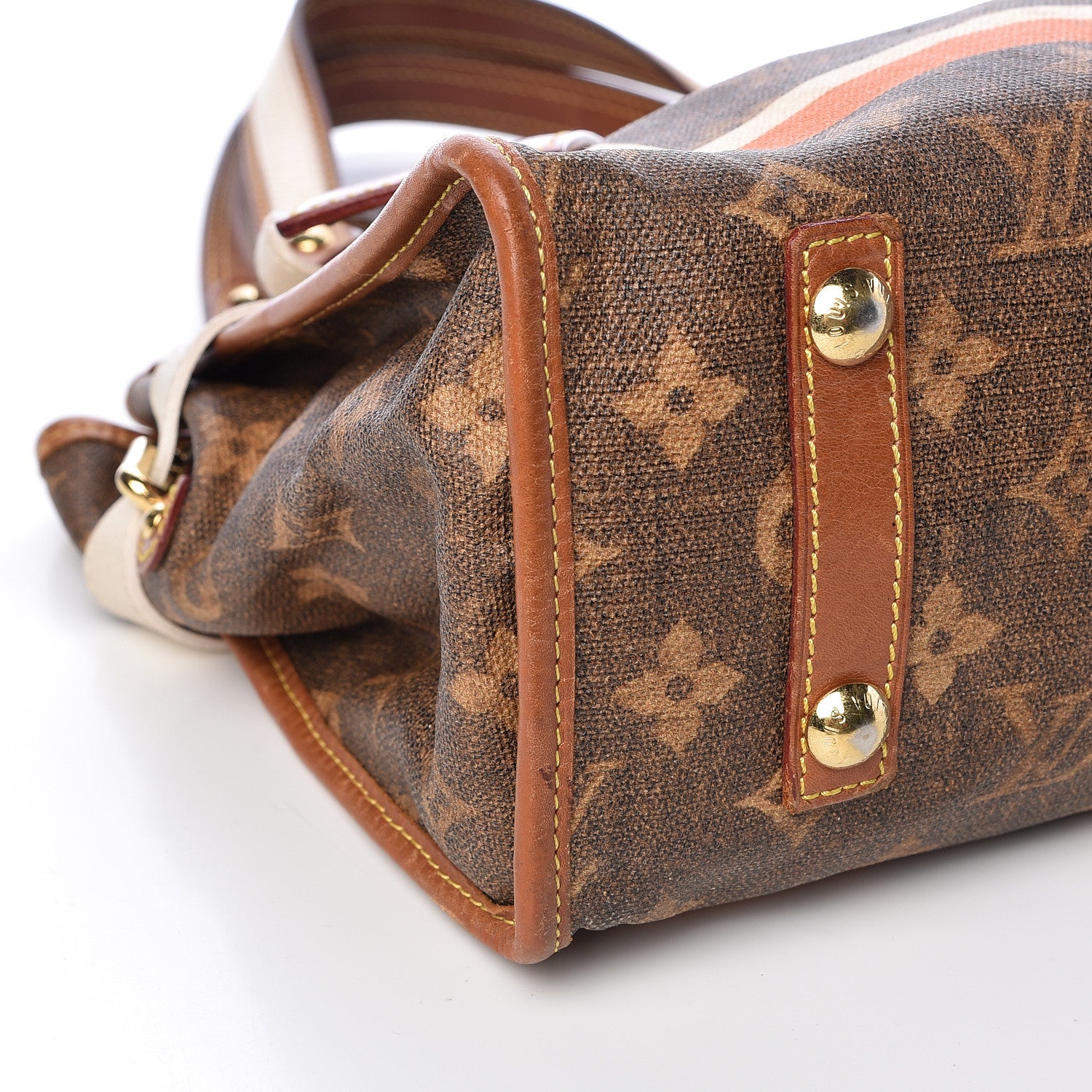 Louis Vuitton Monogram Rayures Tisse Sac PM 9 of 10
