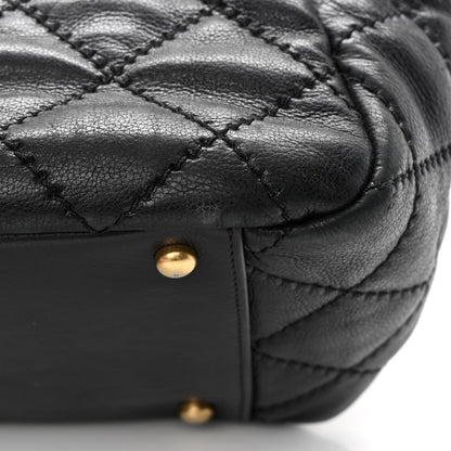 Chanel Calfskin Quilted Retro Chain Flap Black 15 of 21
