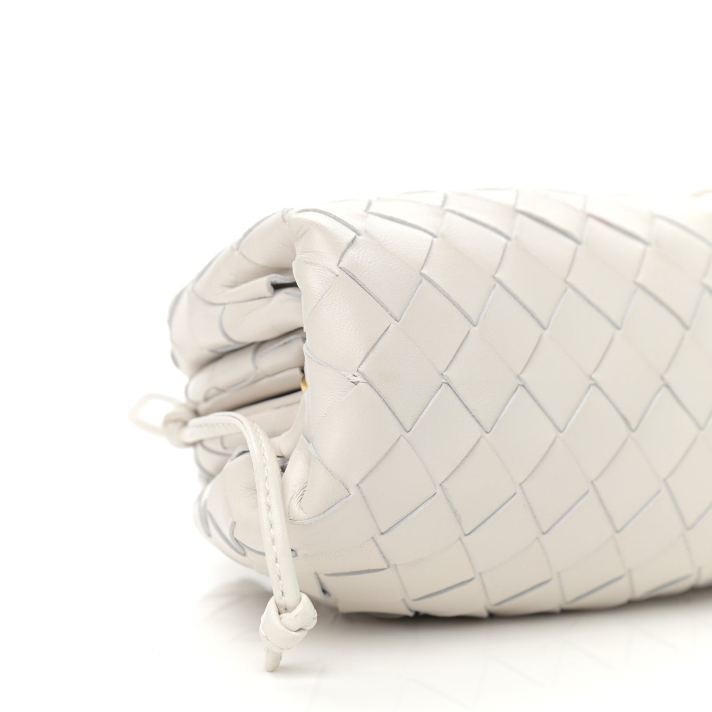 Nappa Intrecciato The Mini Pouch Chalk