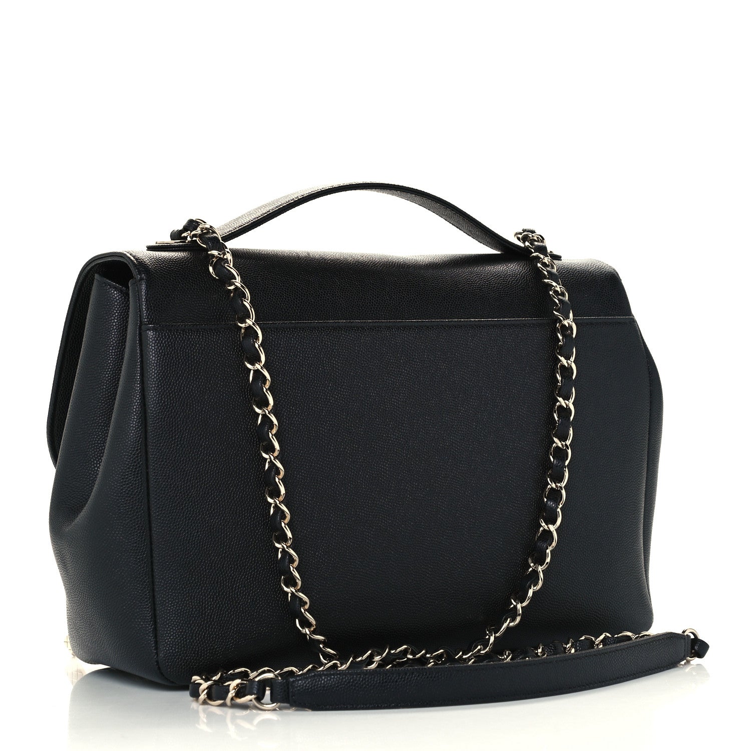 Chanel Caviar Quilted Large Business Affinity Flap Black 2 of 9