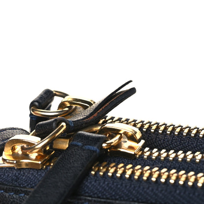 Celine Lambskin Small Trio Crossbody Bag Black 10 of 10