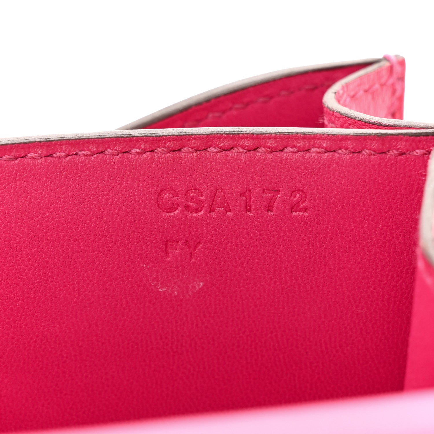 Hermes Ostrich Constance 18 Rose Pourpre 7 of 10