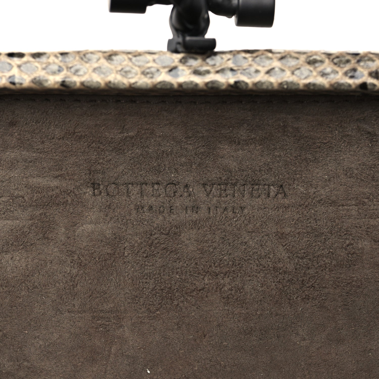 Bottega Veneta Ayers Nappa Fringe Intrecciato Knot Clutch Grey Beige 6 of 9