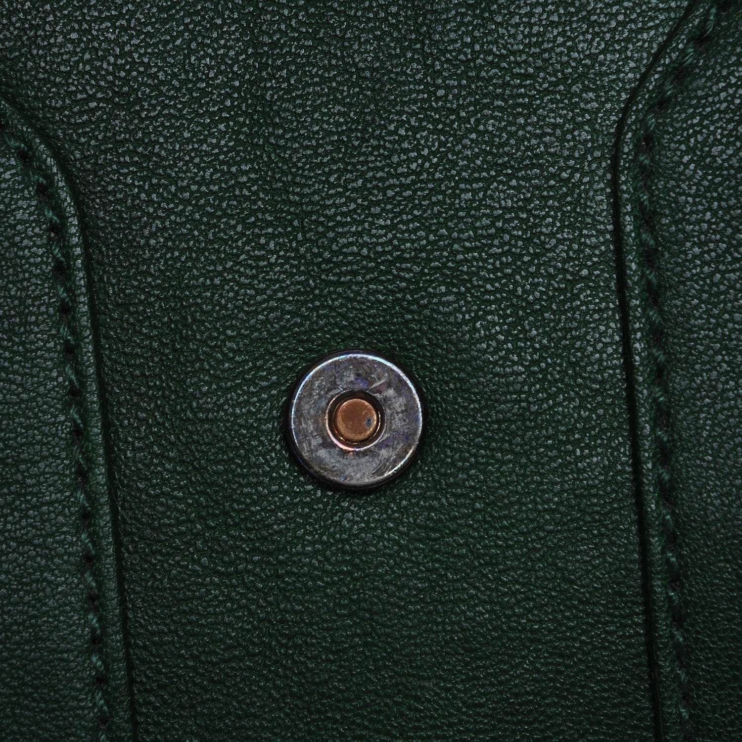 Saint Laurent Sheepskin Large Cabas ChYc Tartan Green 8 of 8