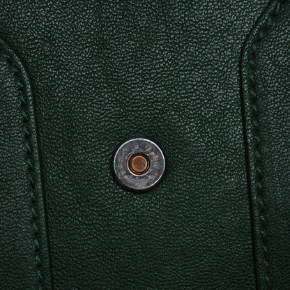 Saint Laurent Sheepskin Large Cabas ChYc Tartan Green 8 of 8
