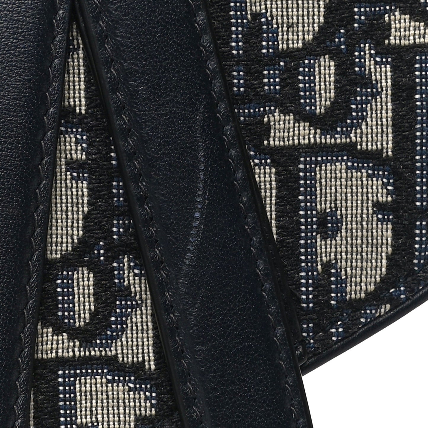 Oblique Saddle Belt Pouch Blue