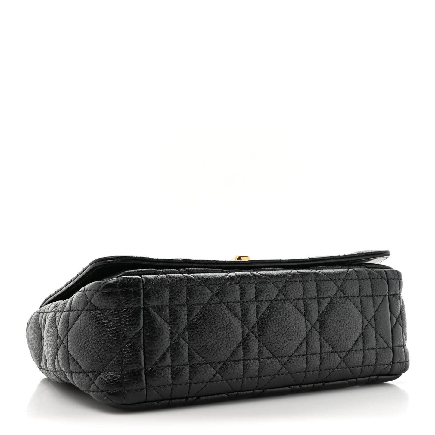 Calfskin Cannage Small Caro Bag Black