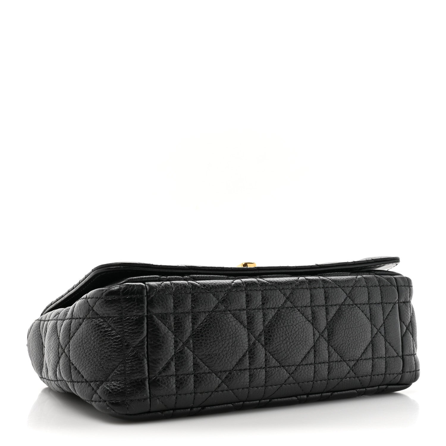 Christian Dior Calfskin Cannage Small Caro Bag Black 4 of 13