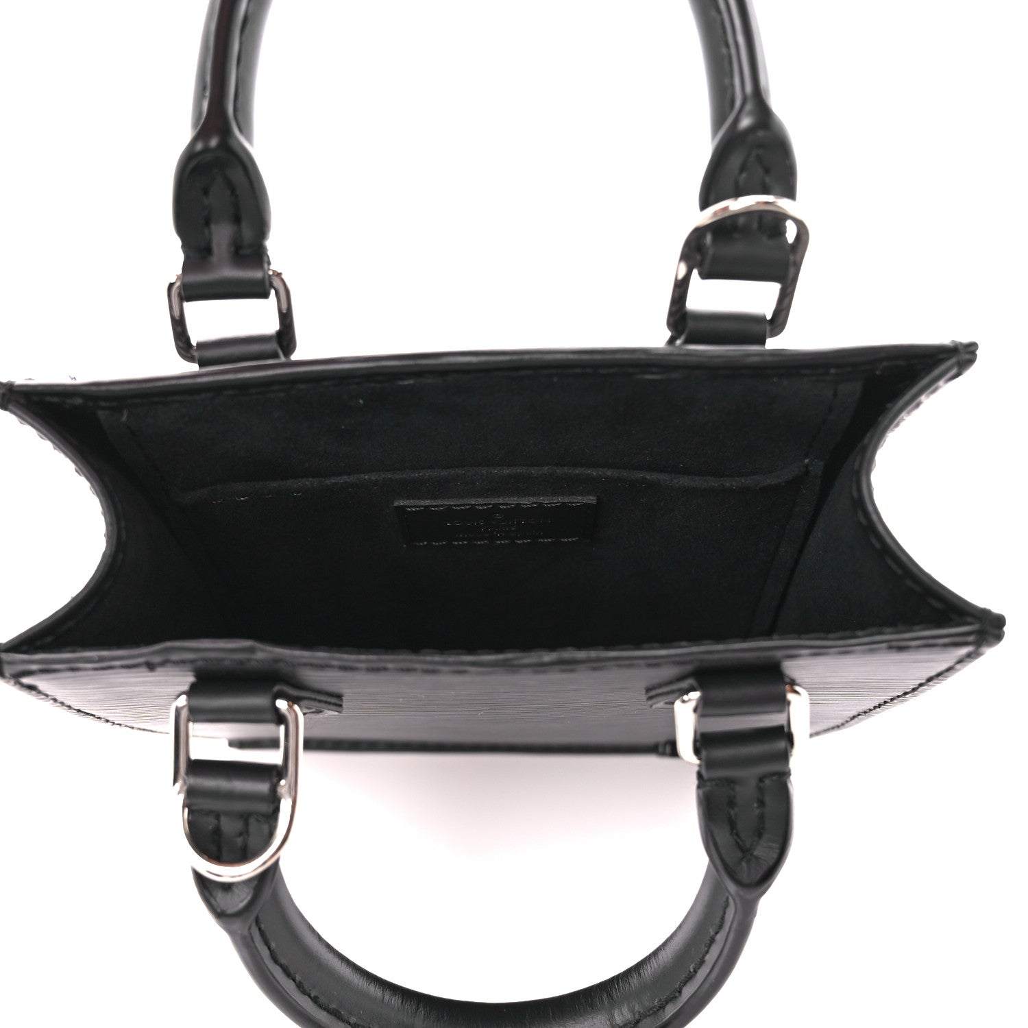 Louis Vuitton Epi Jacquard Petit Sac Plat Black 5 of 11