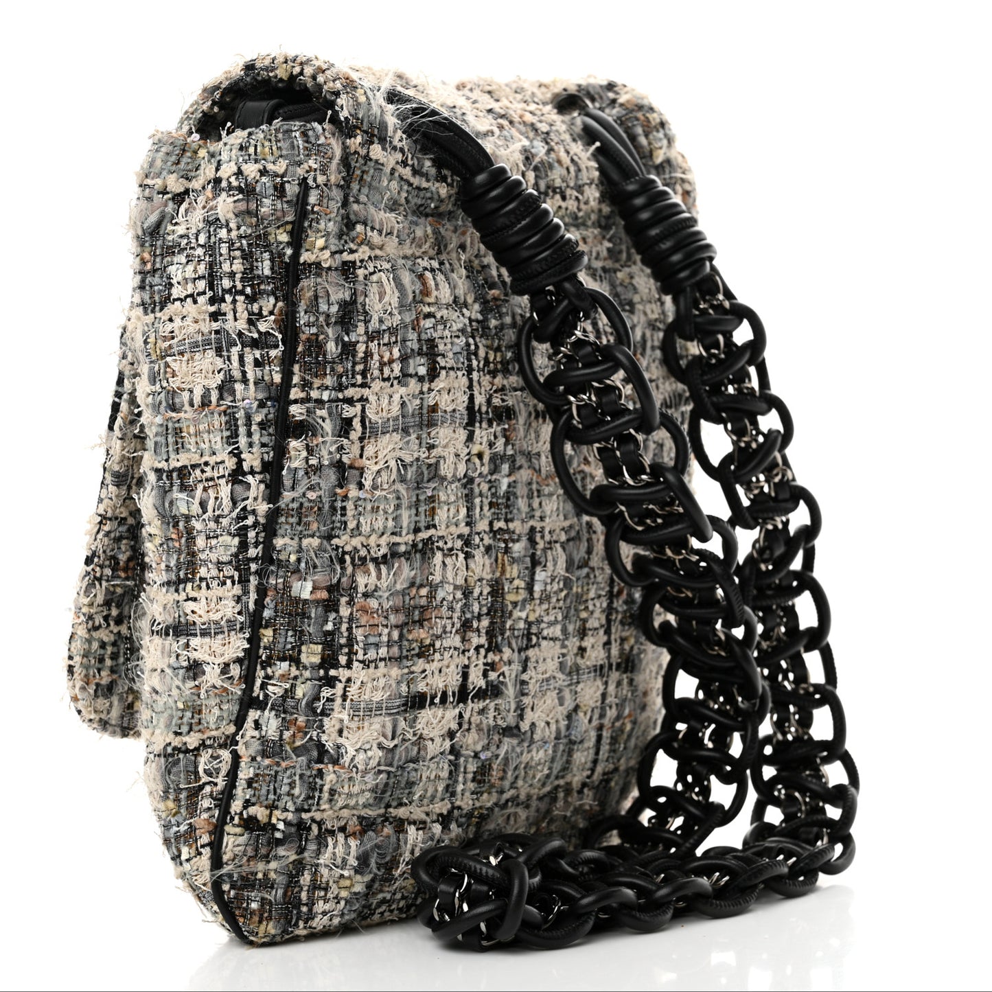 Tweed Camellia Messenger Multicolor