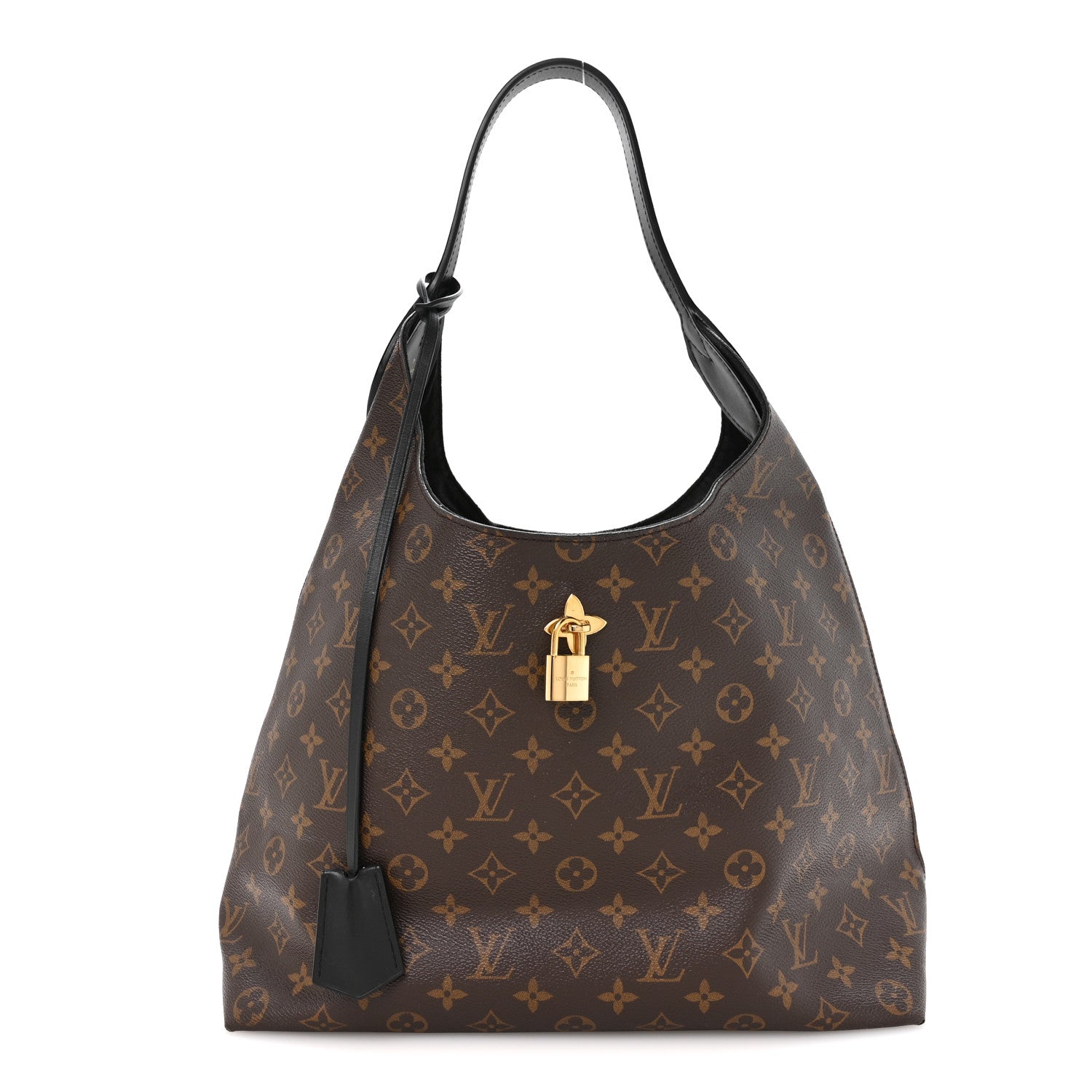 Louis Vuitton Monogram Flower Hobo Black 1 of 11