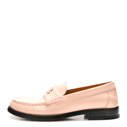 Gucci Millennial Ribot Cut Out Interlocking G Loafers 39.5 Perfect Pink 1 of 10