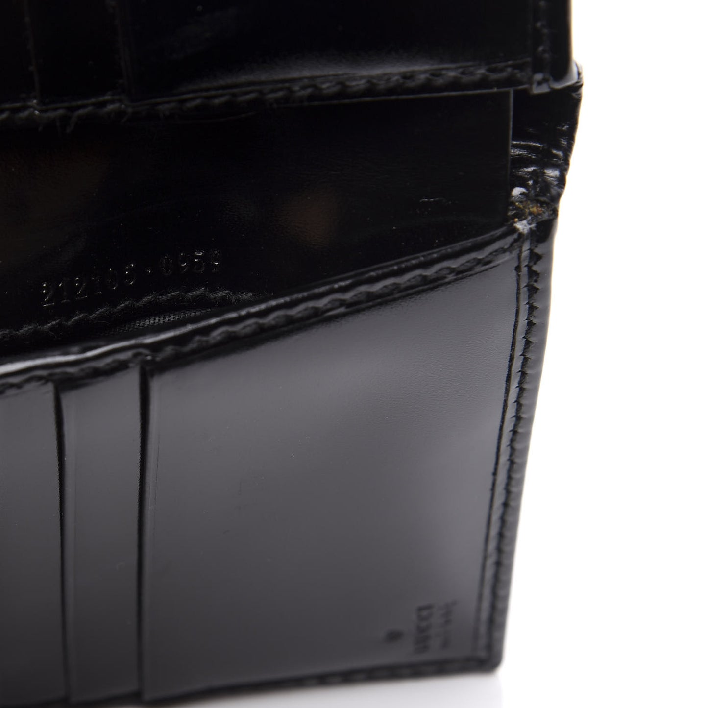 Imprime Monogram GG Pierce French Flap Wallet Black