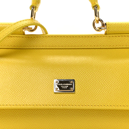 Dolce & Gabbana Dauphine Mini Miss Sicily Bag Yellow 7 of 9