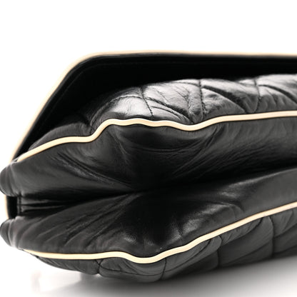 Chanel Lambskin East West Mademoiselle Flap Black 9 of 12