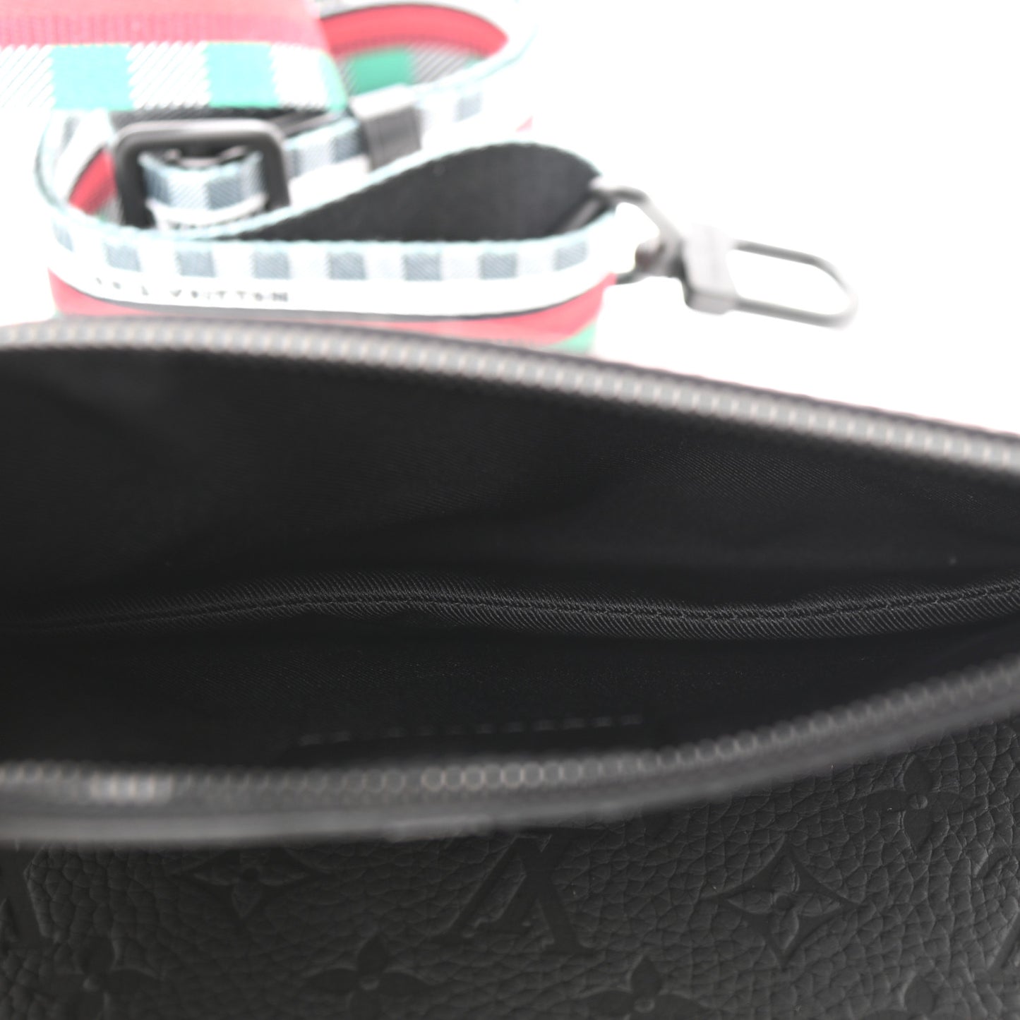 Taurillon Monogram Trio Messenger Black Multicolor