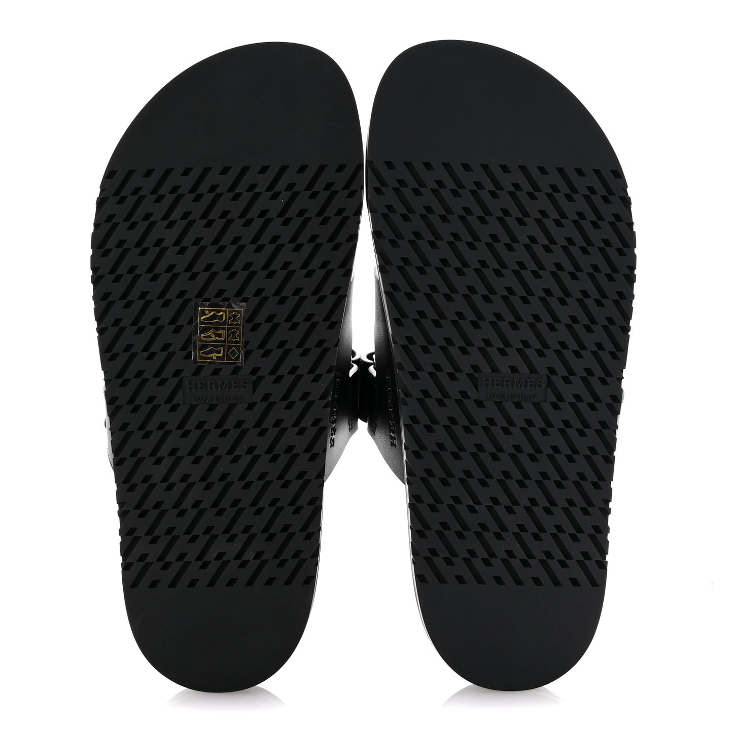Calfskin Womens Chypre Sandals 38.5 Black