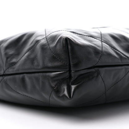 Chanel Shiny Calfskin Quilted Chanel 22 So Black 9 of 10