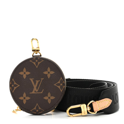 Louis Vuitton Monogram Multi Pochette Accessories Bandouliere Shoulder Strap Black 1 of 9