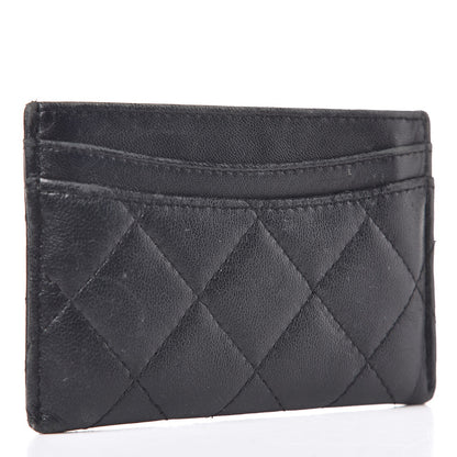 Chanel Lambskin Quilted Card Holder Black 3 of 12