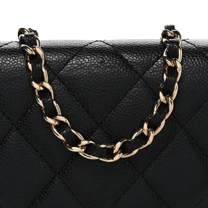 Chanel Caviar Quilted Classic Phone Holder Black 9 of 11