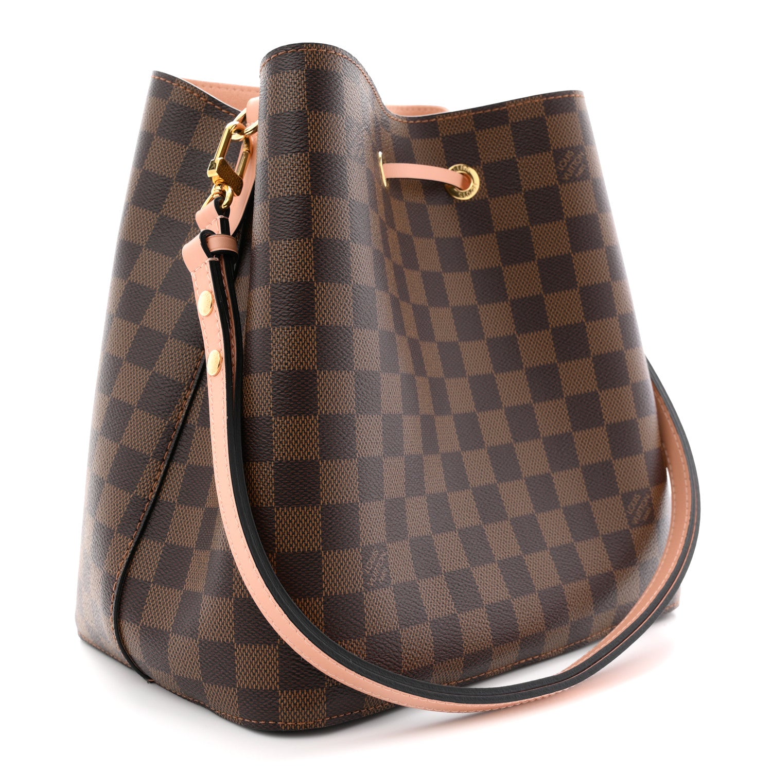 Louis Vuitton Damier Ebene Neonoe MM Venus Pink 3 of 10