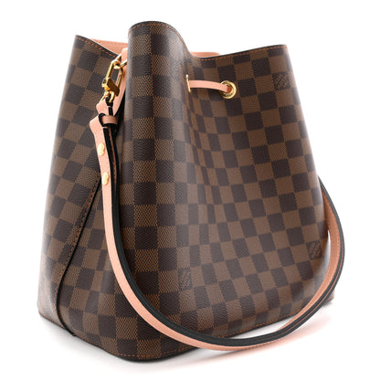 Louis Vuitton Damier Ebene Neonoe MM Venus Pink 3 of 10