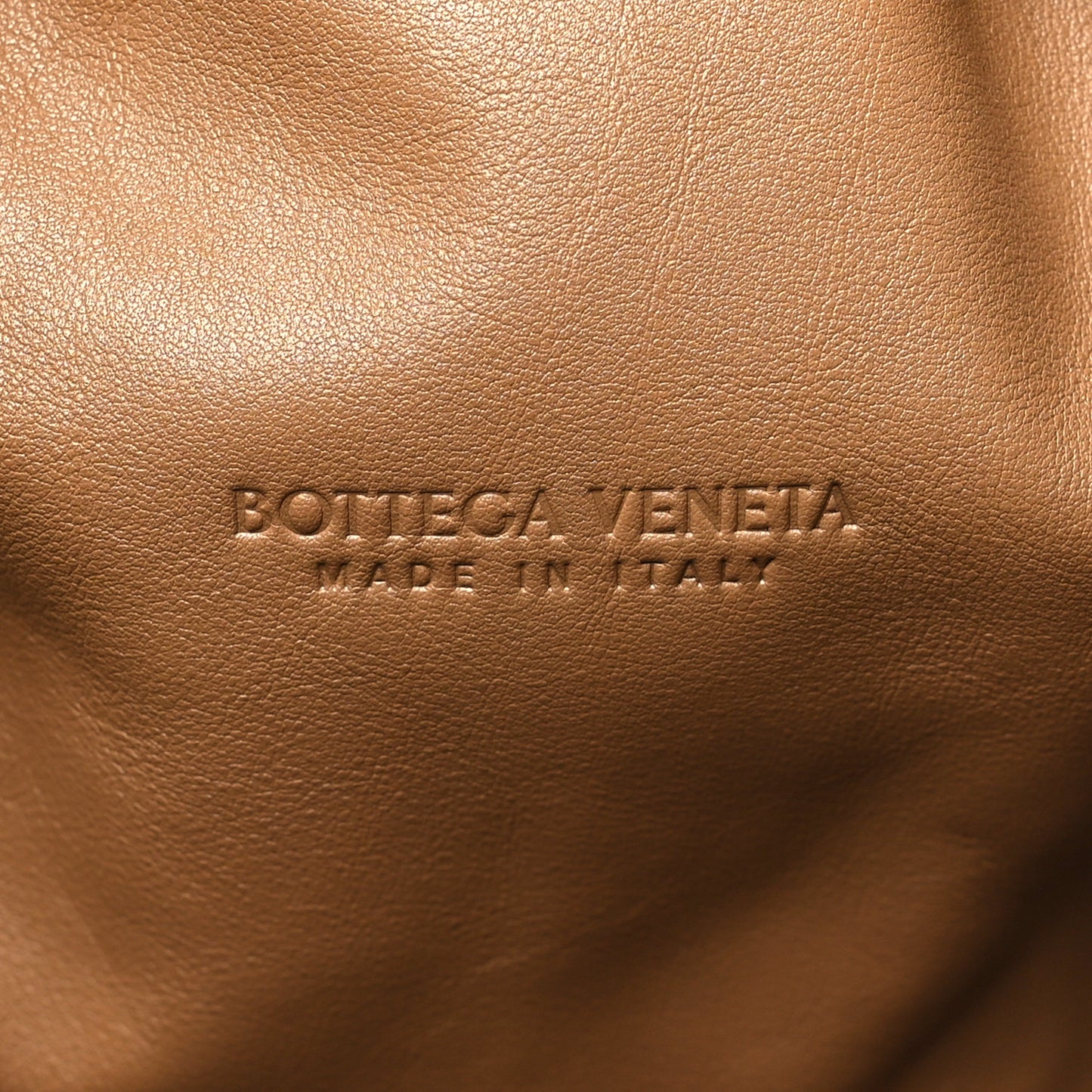 Smooth Butter Calf The Pouch Oversized Clutch Cammello
