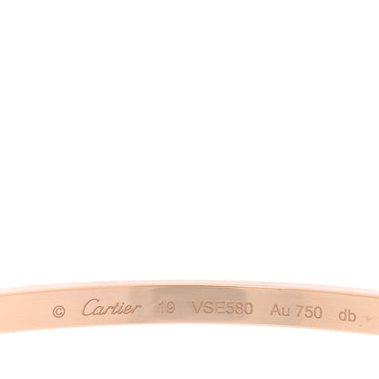 Cartier 18K Pink Gold Small LOVE Bracelet 19 3 of 6