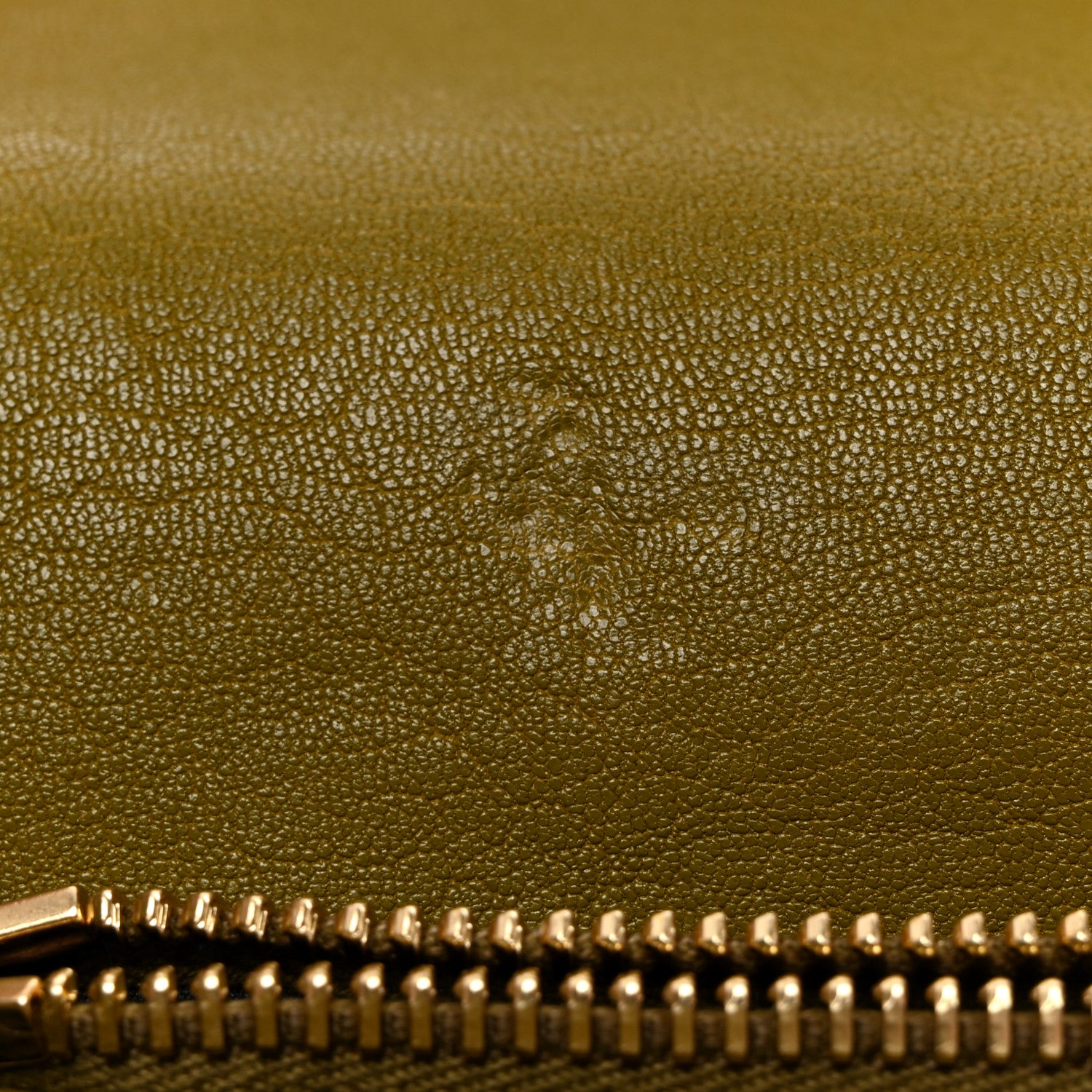 Saint Laurent Sheepskin Matelasse Chevron Monogram Medium College Bag Olive 12 of 12