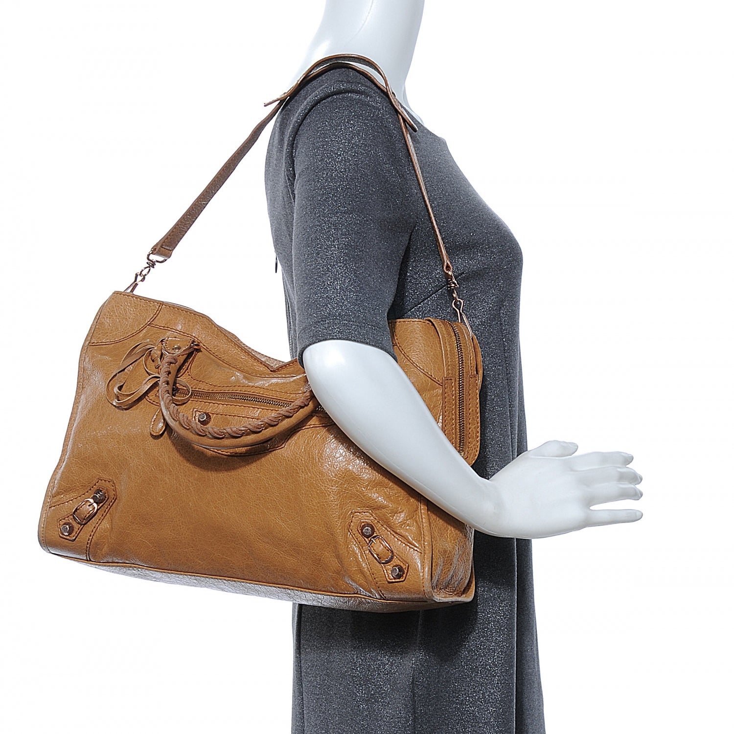 Balenciaga Agneau Giant 12 Rose Gold Hardware City Cumin 2 of 12