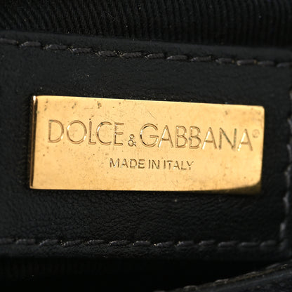Dolce & Gabbana Pony Hair Leopard Print Shoulder Bag Purple 6 of 10