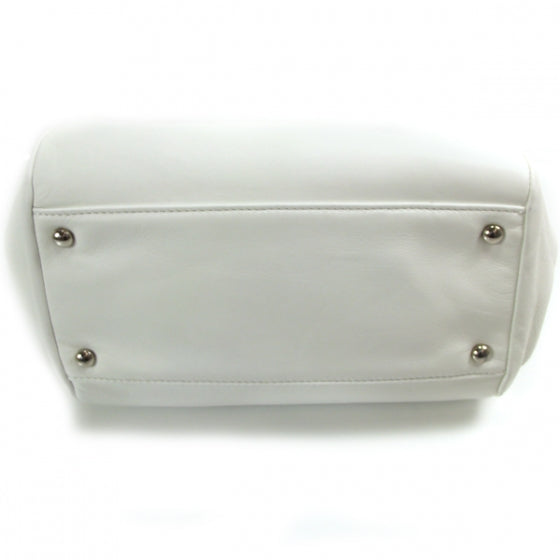 Lambskin Sensual Medium Flap White