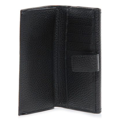 Gucci Leather GG Bamboo Long Wallet Black 3 of 8