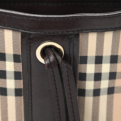 Burberry Haymarket Check Shoulder Bag Chocolate 15 of 15