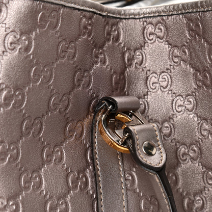 Gucci Metallic Guccissima Large GG Twins Tote Mauve 18 of 20