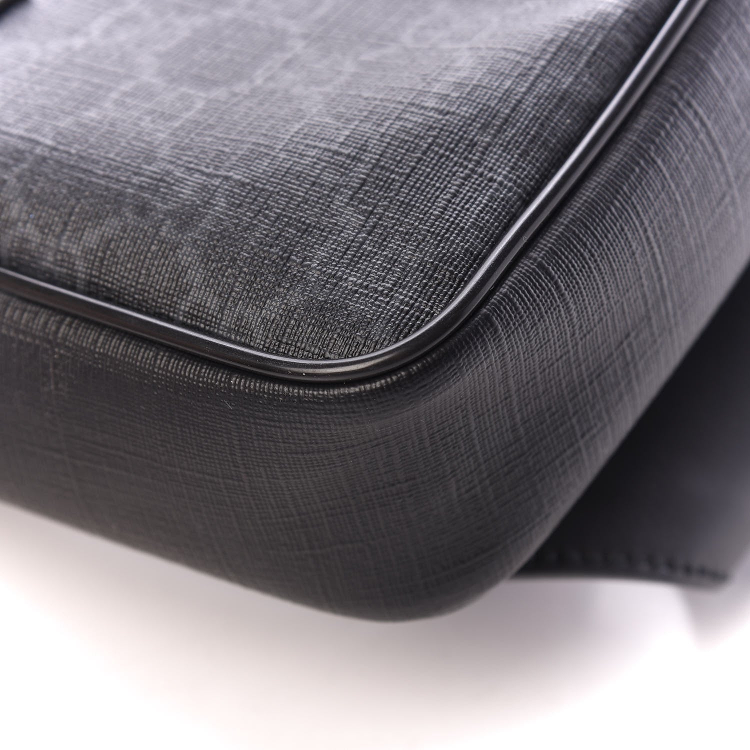 Gucci Soft GG Supreme Monogram Web Belt Bag Black Grey 10 of 12