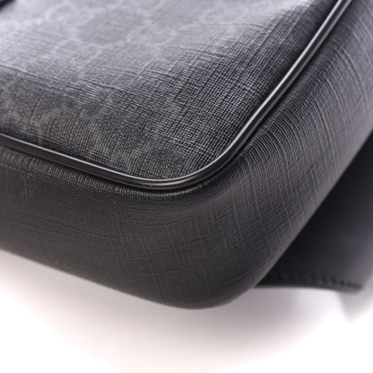 Gucci Soft GG Supreme Monogram Web Belt Bag Black Grey 10 of 12