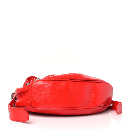 Balenciaga Agneau Arena Le Cagole Shoulder Bag XS Tomato Red 4 of 9