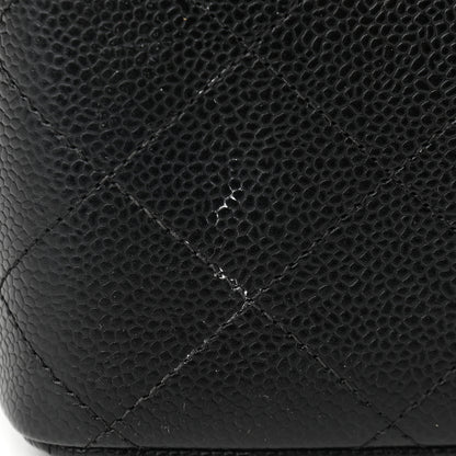 Chanel Caviar Quilted Jumbo Double Flap Black 9 of 13