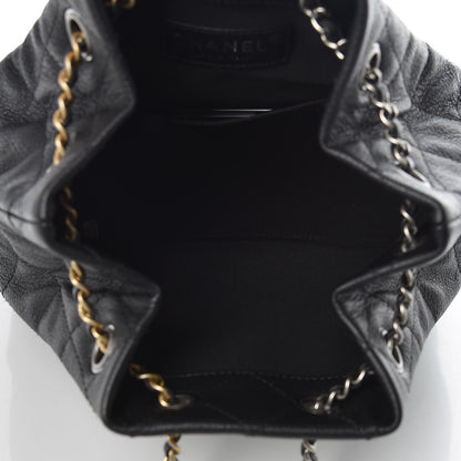 Chanel Patent Goatskin Quilted Small Gabrielle Backpack Black 5 of 9
