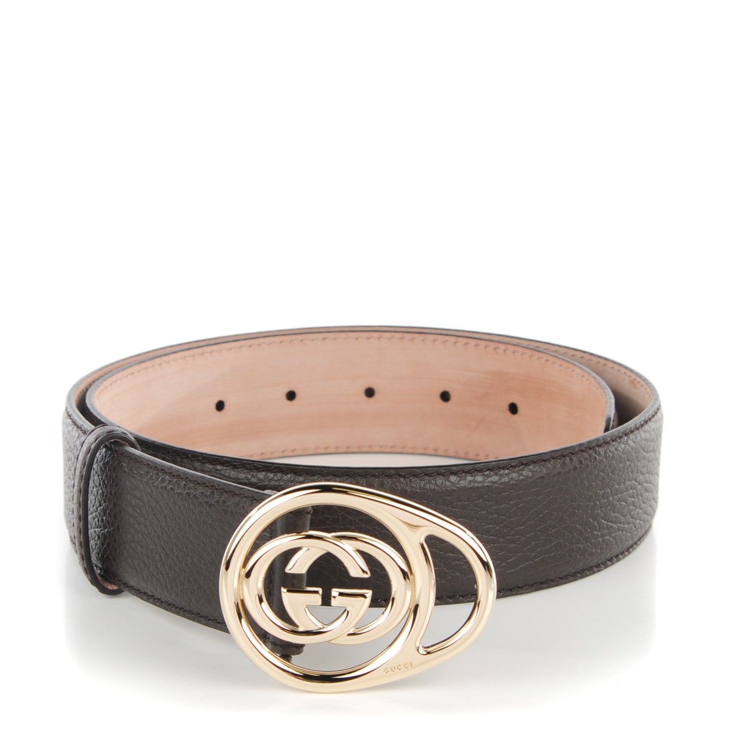 Gucci Calfskin Interlocking G Belt 80 32 Moro 1 of 7