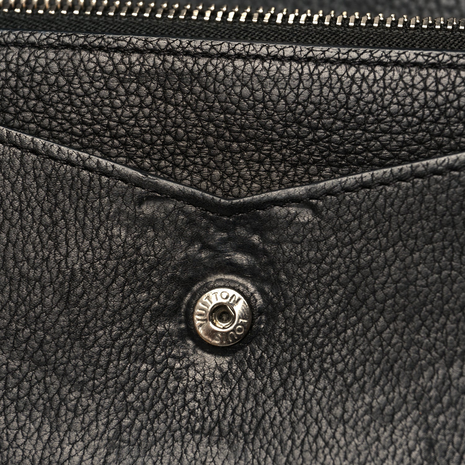 Louis Vuitton Soft Calfskin My Lockme Wallet Black 9 of 9