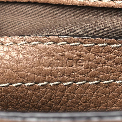Chloe Grained Calfskin Small Marcie Saddle Bag Nut 6 of 15