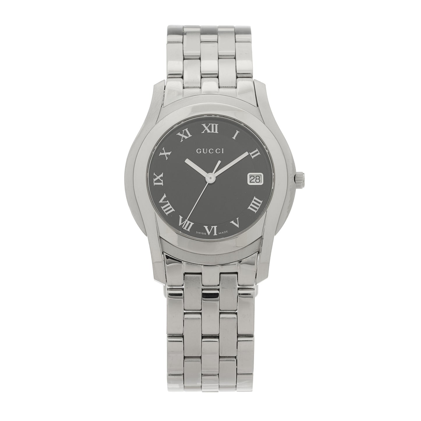 Stainless Steel 35mm 5500M Quartz Watch Black