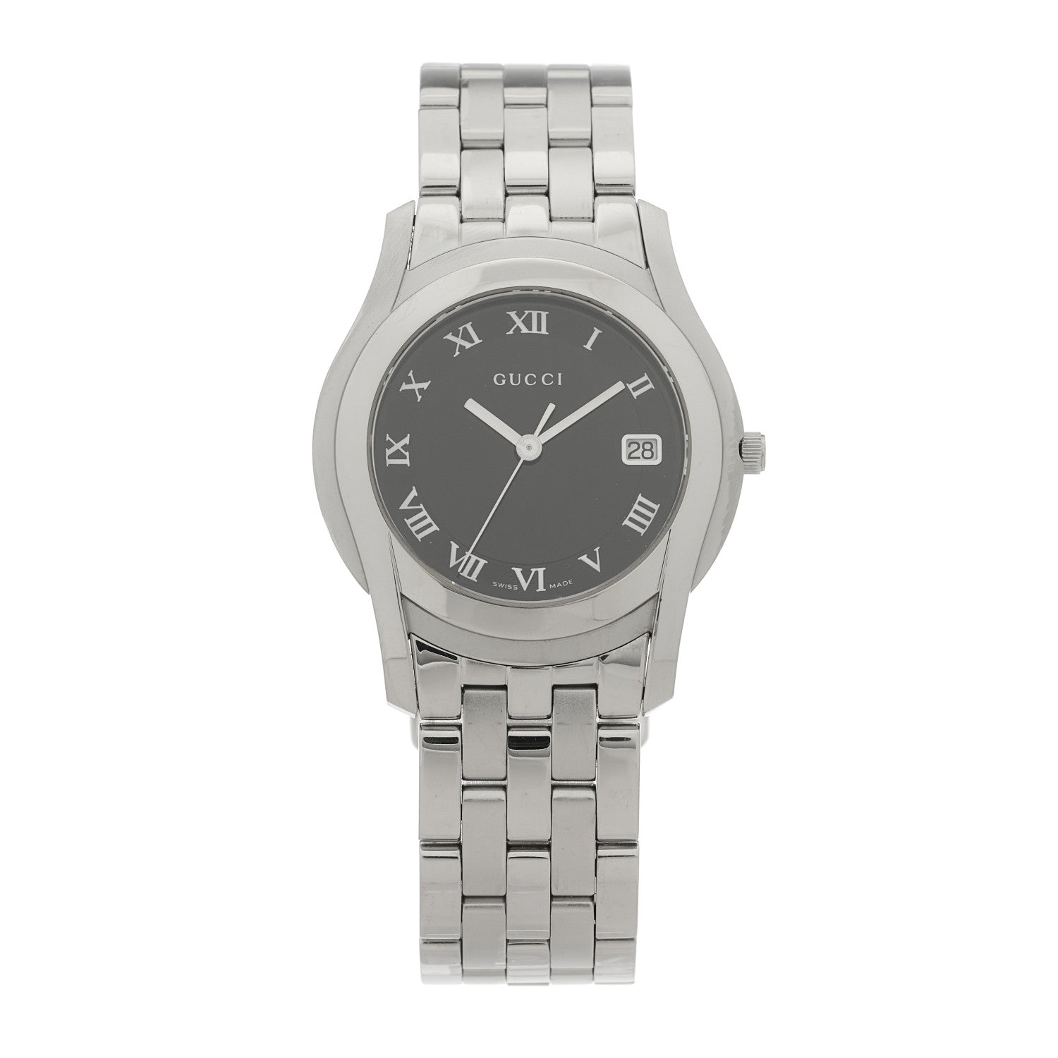 Gucci Stainless Steel 35mm 5500M Quartz Watch Black 1 of 5