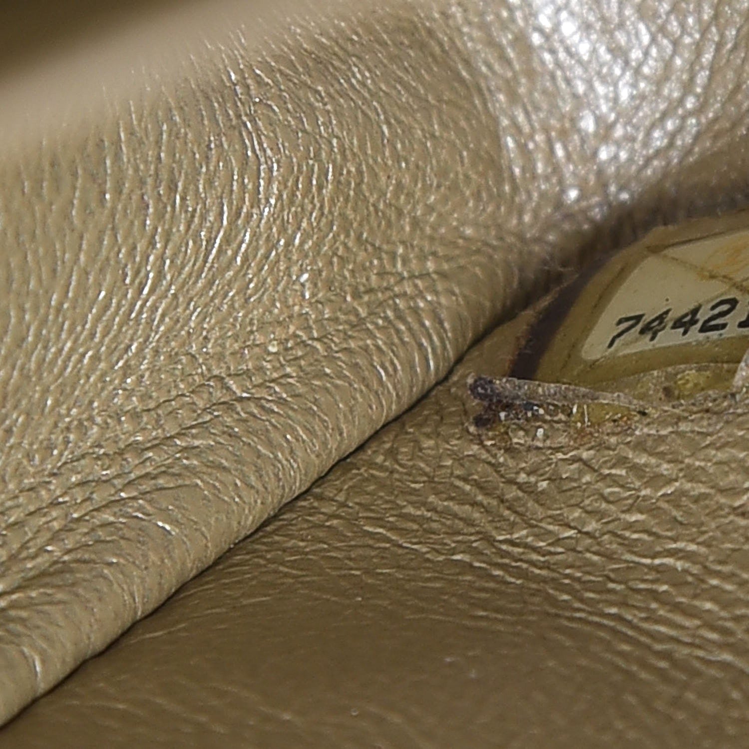 Chanel Lambskin Quilted Medium Double Flap Light Gold 8 of 21