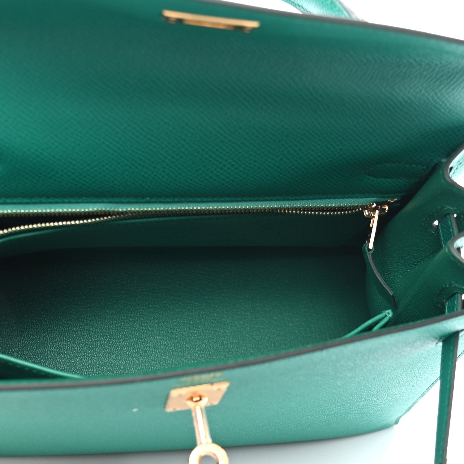 Hermes Epsom Kelly Sellier 25 Vert Jade 5 of 10