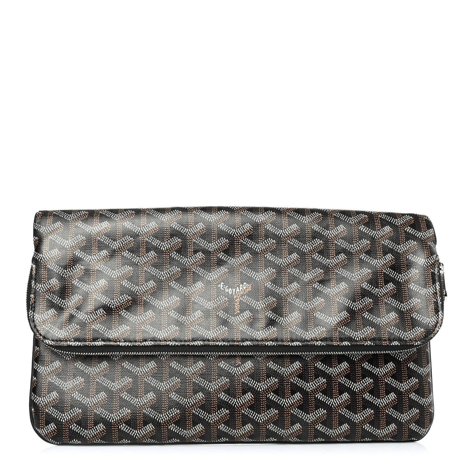Goyard Goyardine Sainte Marie Soft Clutch Black 1 of 5